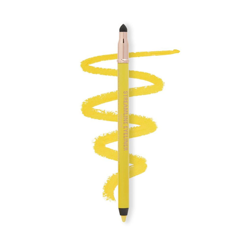 Makeup Revolution Streamline Waterline Eyeliner Pencil-Ultra Creamy Smudge Proof Smokey Looks - Yellow | Grocsy