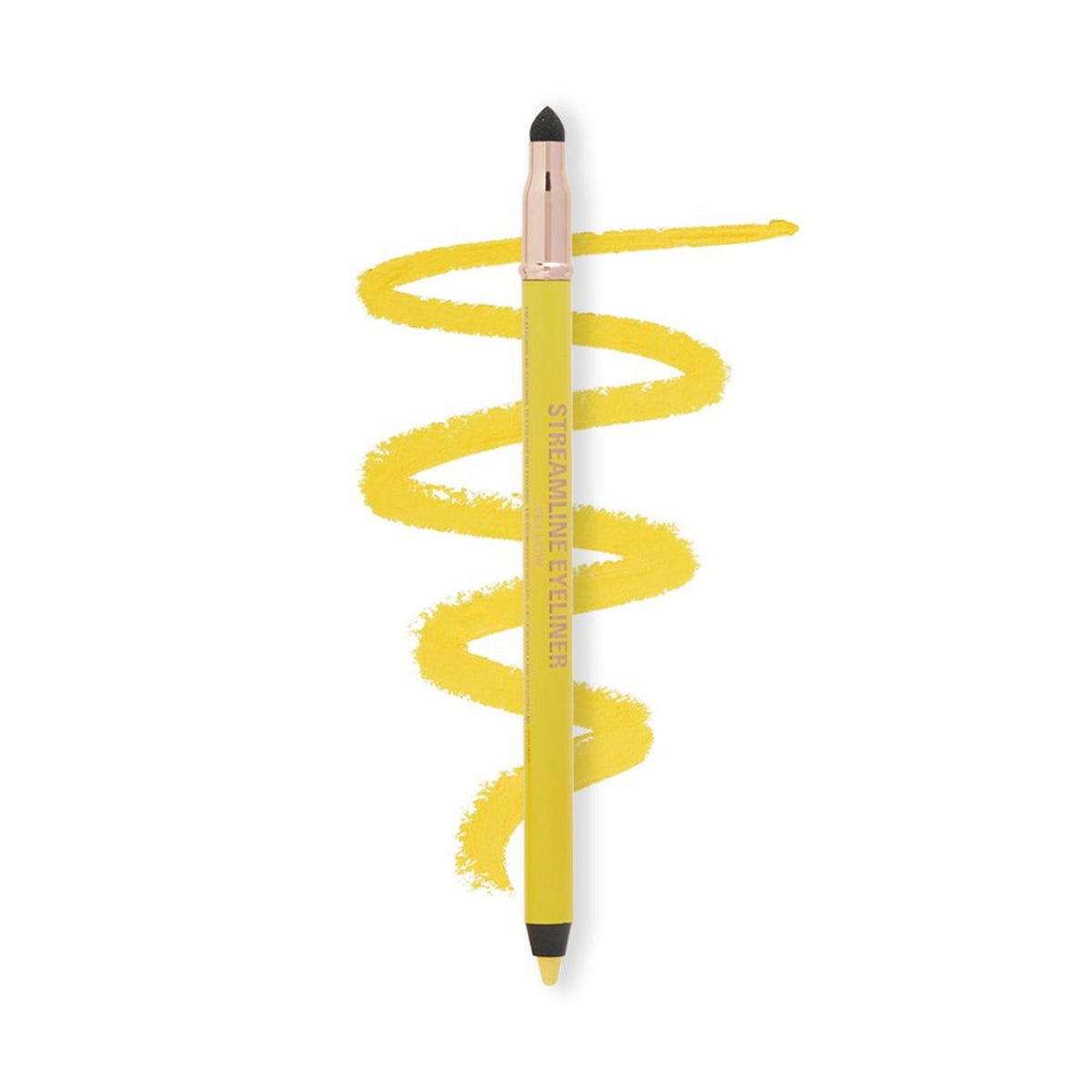 Makeup Revolution Streamline Waterline Eyeliner Pencil-Ultra Creamy Smudge Proof Smokey Looks - Yellow | Grocsy