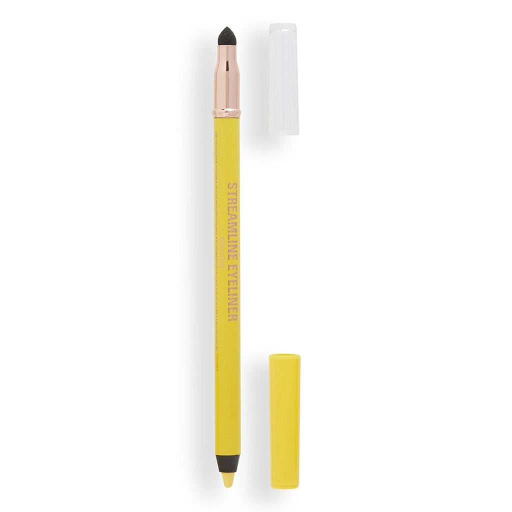 Makeup Revolution Streamline Waterline Eyeliner Pencil-Ultra Creamy Smudge Proof Smokey Looks - Yellow | Grocsy