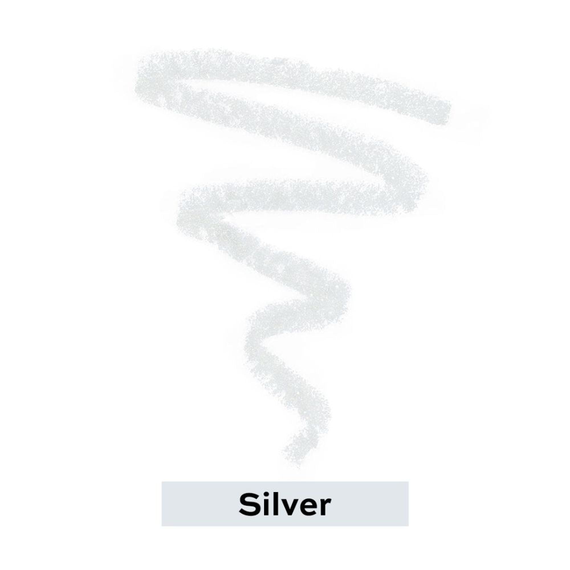 Makeup Revolution Streamline Waterline Eyeliner Pencil-Ultra Creamy Smudge Proof Smokey Looks - Silver | Grocsy