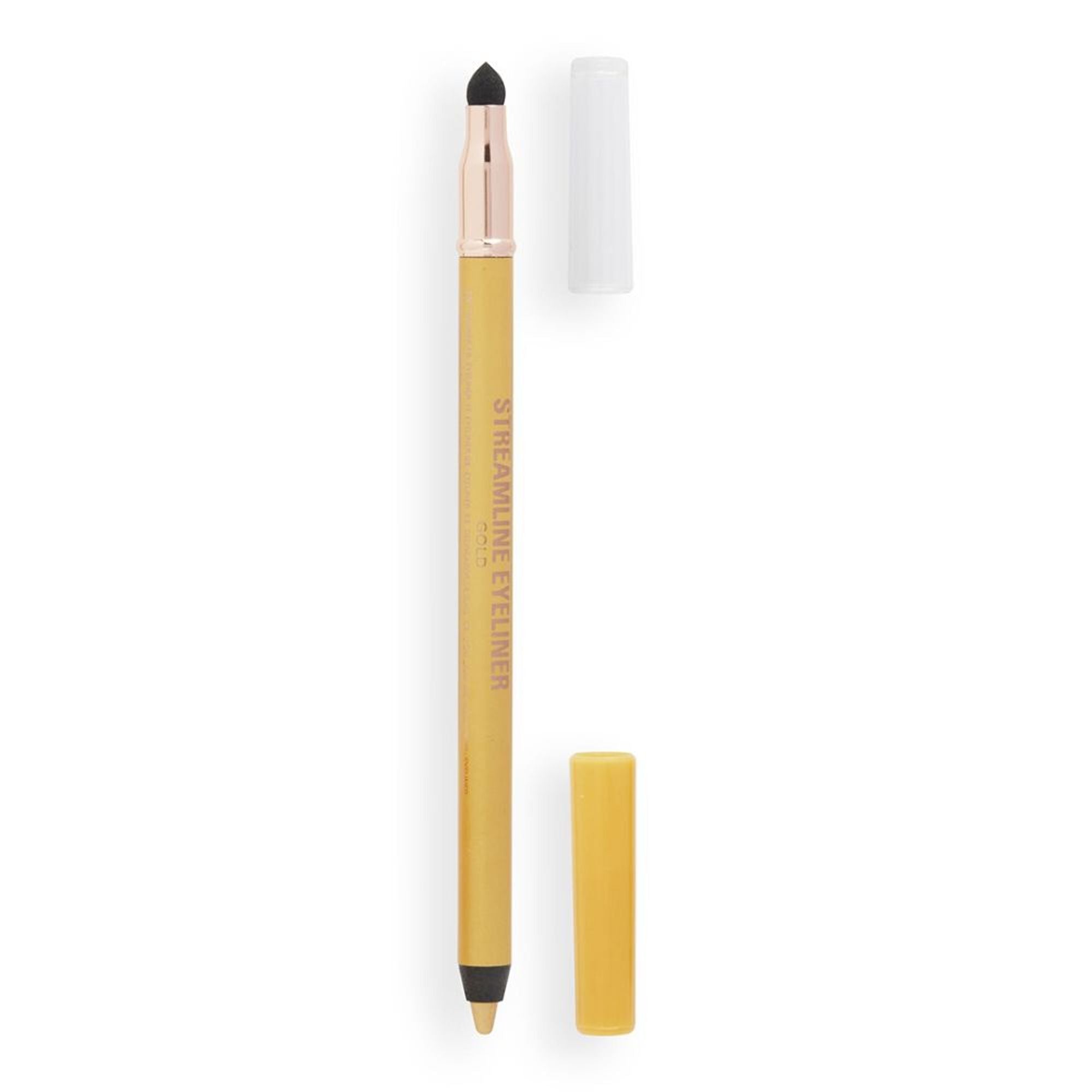 Makeup Revolution Streamline Waterline Eyeliner Pencil-Ultra Creamy Smudge Proof Smokey Looks - Gold | Grocsy