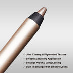 Makeup Revolution Streamline Waterline Eyeliner Pencil-Ultra Creamy Smudge Proof Smokey Looks - Light Blue | Grocsy