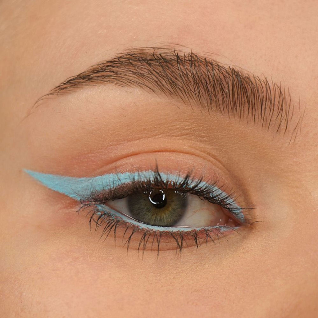 Makeup Revolution Streamline Waterline Eyeliner Pencil-Ultra Creamy Smudge Proof Smokey Looks - Light Blue | Grocsy