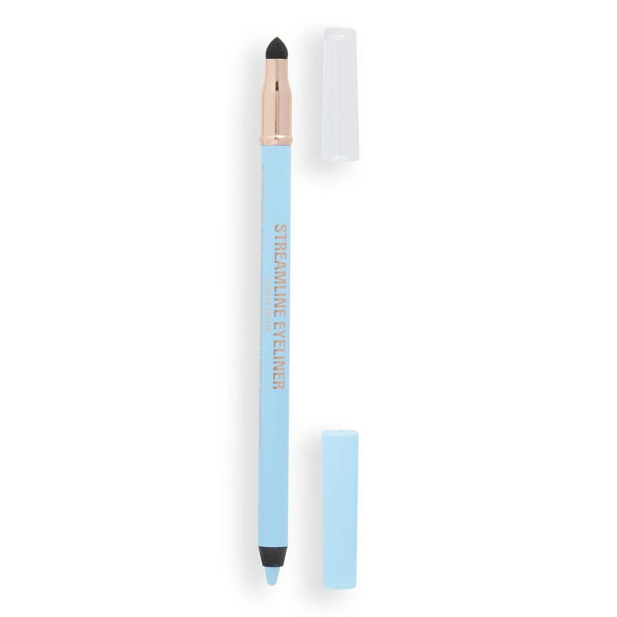 Makeup Revolution Streamline Waterline Eyeliner Pencil-Ultra Creamy Smudge Proof Smokey Looks - Light Blue | Grocsy