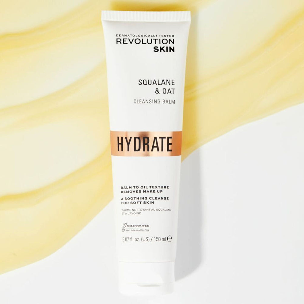 Makeup Revolution Skincare Squalane & Oat Cleansing Balm | Grocsy