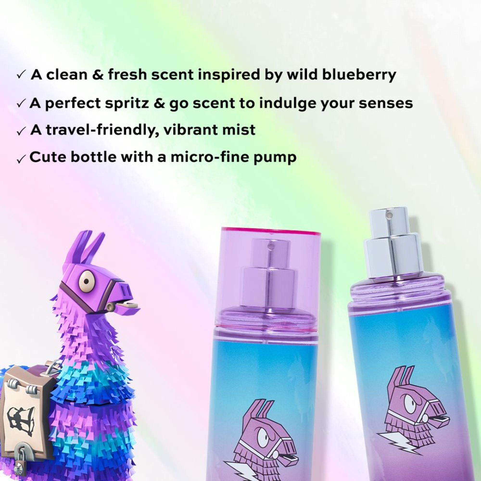 Makeup Revolution X Fortnite Body Mist - Llama For Her | Grocsy