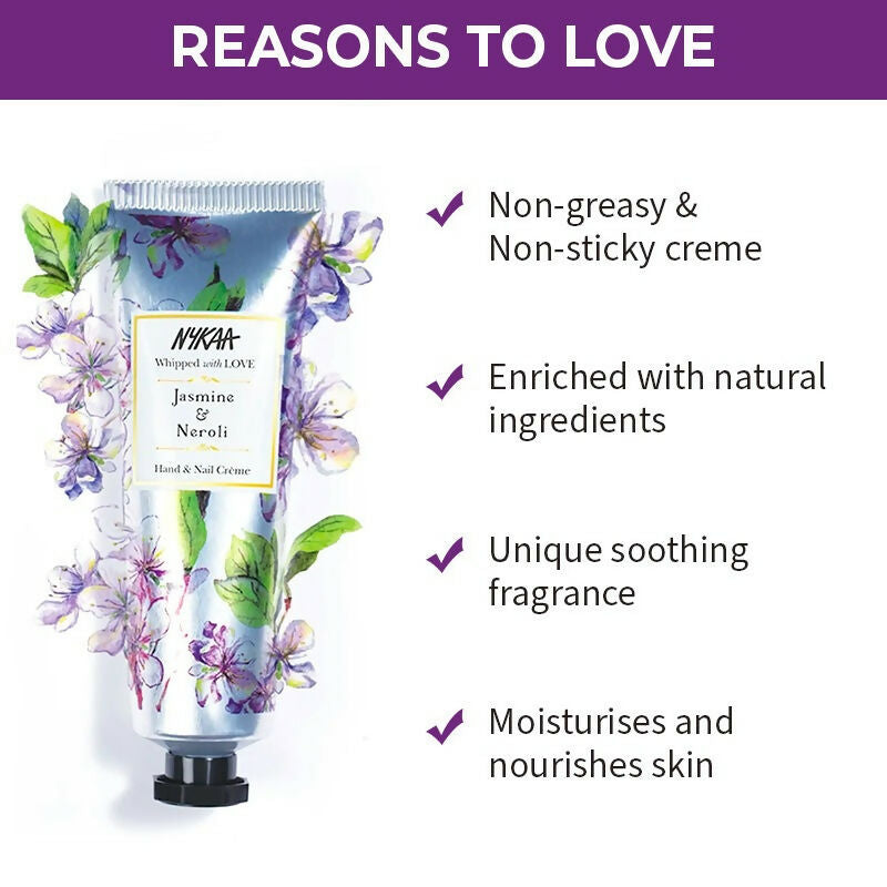 Nykaa Jasmine & Neroli Hand & Nail Creme | Grocsy