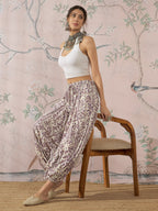 InWeave Mauve Ethnic Window Harem Pant | Grocsy