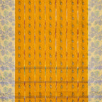 Exclusive Collection 100% Pure Cotton Yellow Tant Saree With Hand Weaving Work | Grocsy