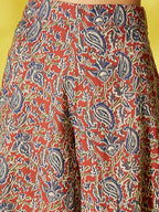 InWeave Women's Maroon Kalamkari Strappy Set | Grocsy