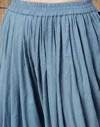 PAVONINE Grey Color Solid Beetel Rayon Fabric Patiala For Women & Girls | Grocsy