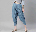 PAVONINE Grey Color Solid Beetel Rayon Fabric Patiala For Women & Girls | Grocsy
