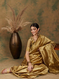 Sangria Ethnic Motif Woven-Design Banarasi Saree | Grocsy