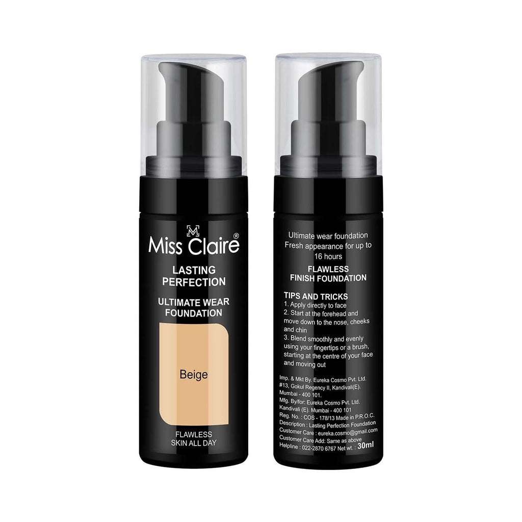 Miss Claire Lasting Perfection Ultimate Wear Foundation - 36 Beige | Grocsy