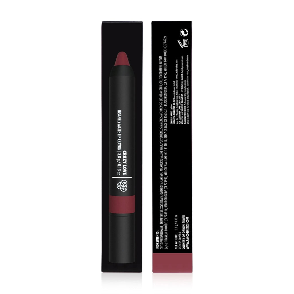 PAC Studio Insanely Matte Lip Crayon - Crazy Love | Grocsy
