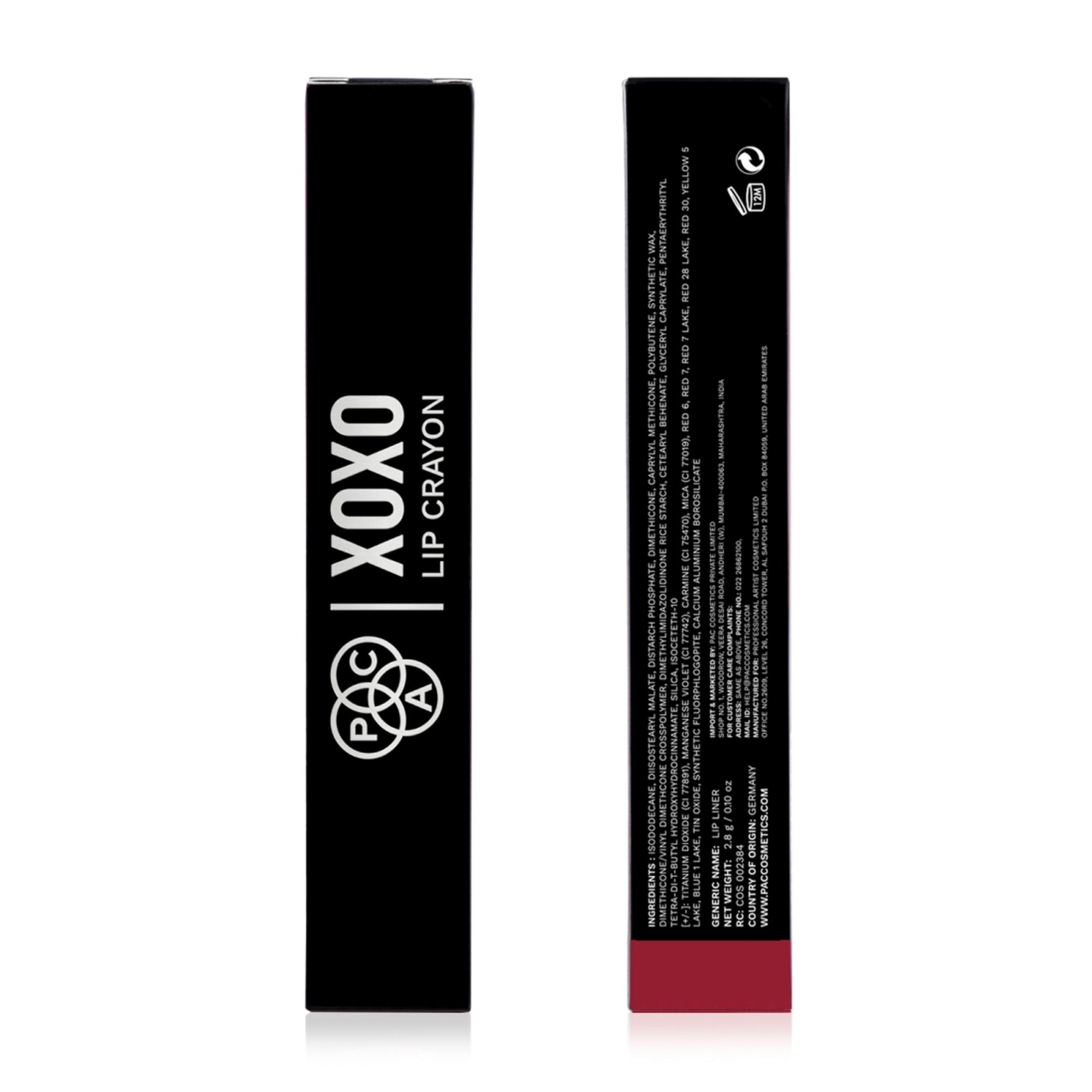 PAC Studio XOXO Lip Crayon - Old Flame | Grocsy