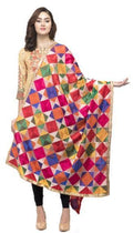 A R Silk Women's Silk Multi Emb. Multi Fancy Dupatta | Grocsy