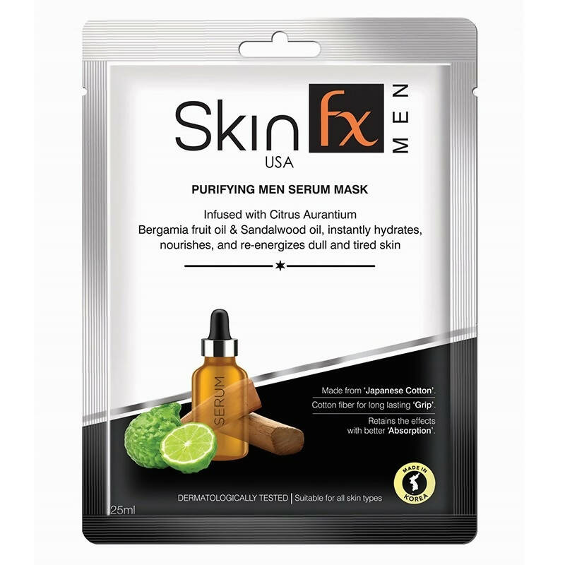 Skin Fx Purifying Serum Mask for Men | Grocsy