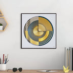 Tehzeeb Creations Golden Embossed Wall Painting | Grocsy