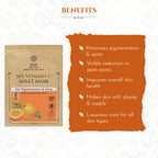 Khadi Essentials 10% Vitamin C Sheet Mask | Grocsy