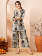 Janasya Multi Straight Cotton Co-Ords | Grocsy