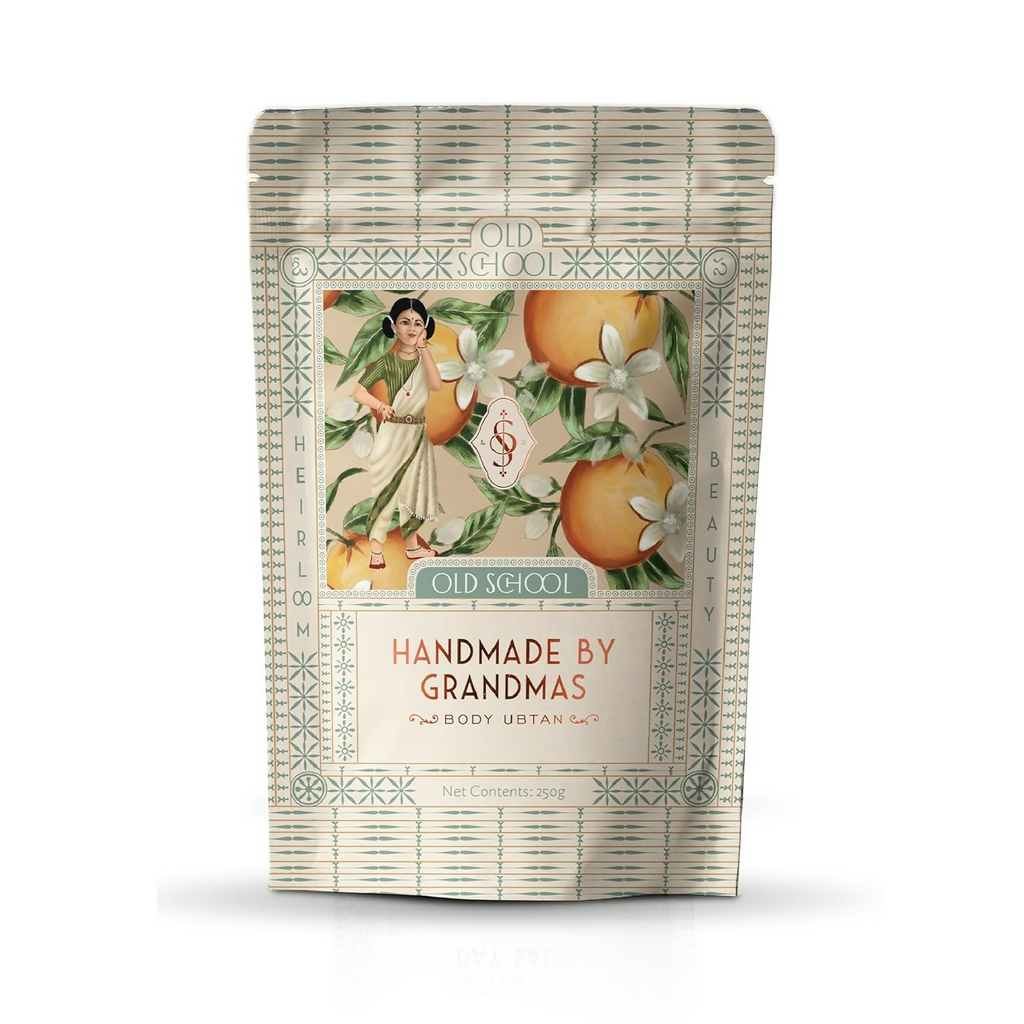 Old School Rituals Handmade By Grandmas Baby Body Ubtan Natural Bath Powder | Grocsy