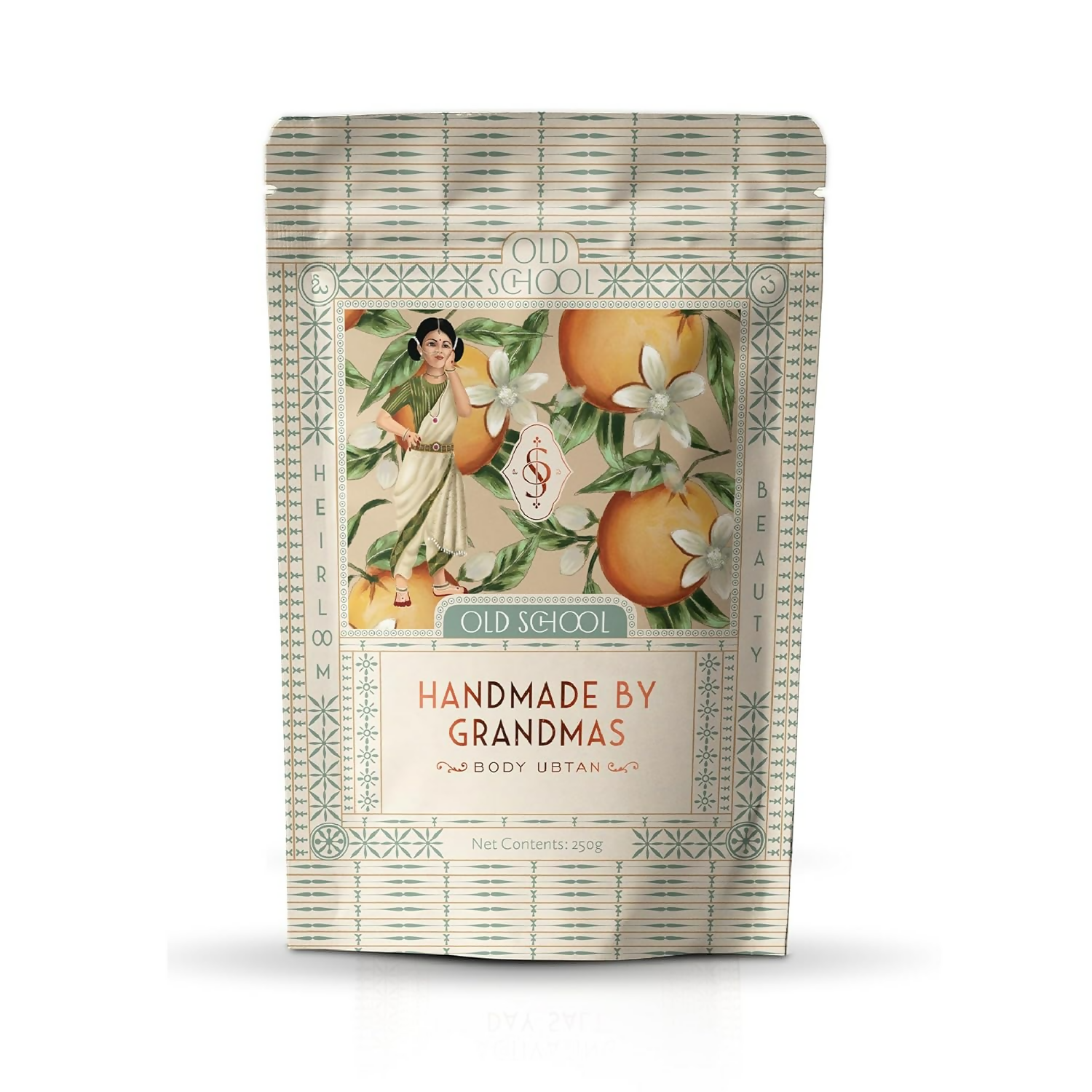 Old School Rituals Handmade By Grandmas Baby Body Ubtan Natural Bath Powder | Grocsy