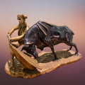 Brass Bullfighter Sculpture | Grocsy