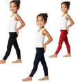 Chilins Lycra Black,Blue,Red Cotton Legging for Girls | Grocsy