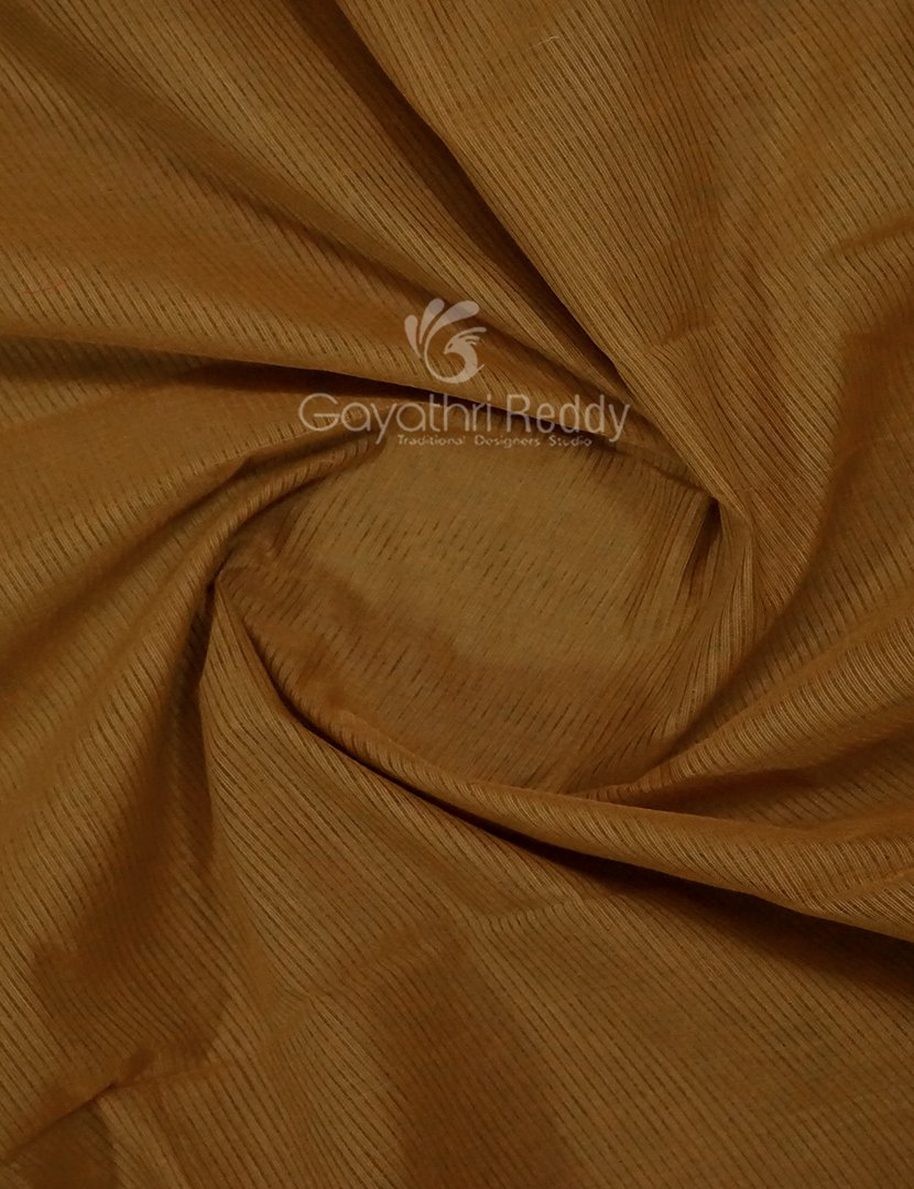 Dual Shades of Dry Mehendi Pure Mangalgiri Cotton By Gayathri Reddy Designer Studio | Grocsy