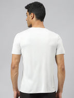 Alcis Men Anti-Static Soft-Touch Slim-Fit Sports for All Round Neck T-Shirt | Grocsy