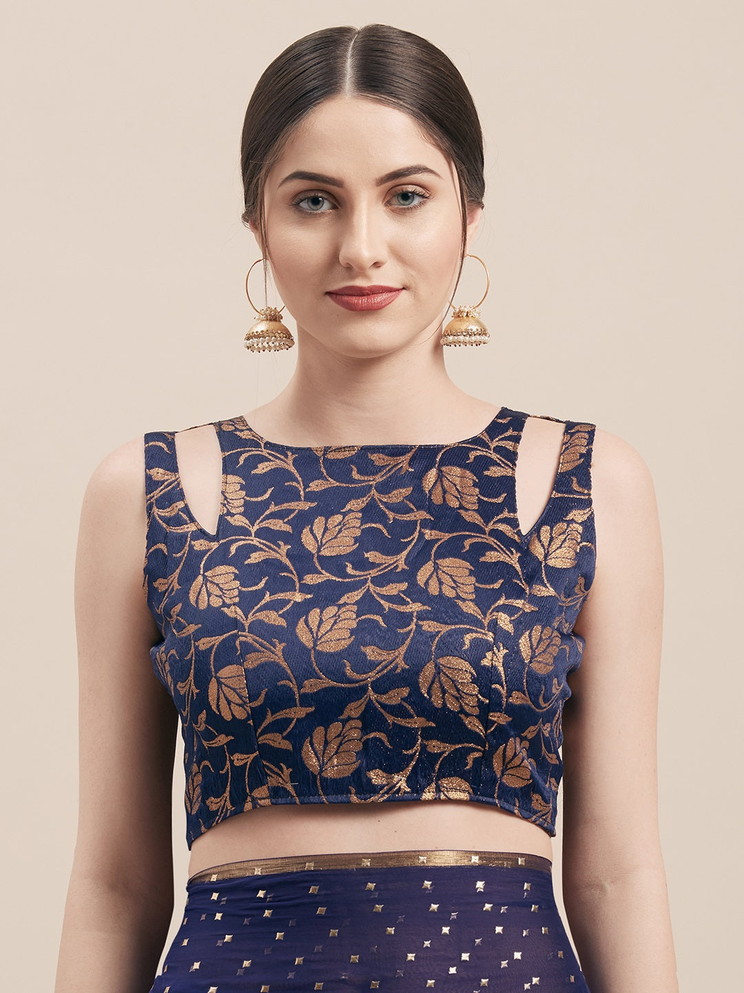 Tikhi Imli Blue Embellished Saree | Grocsy
