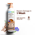 Mamaearth Flaxseed Damage Repair Shampoo | Grocsy