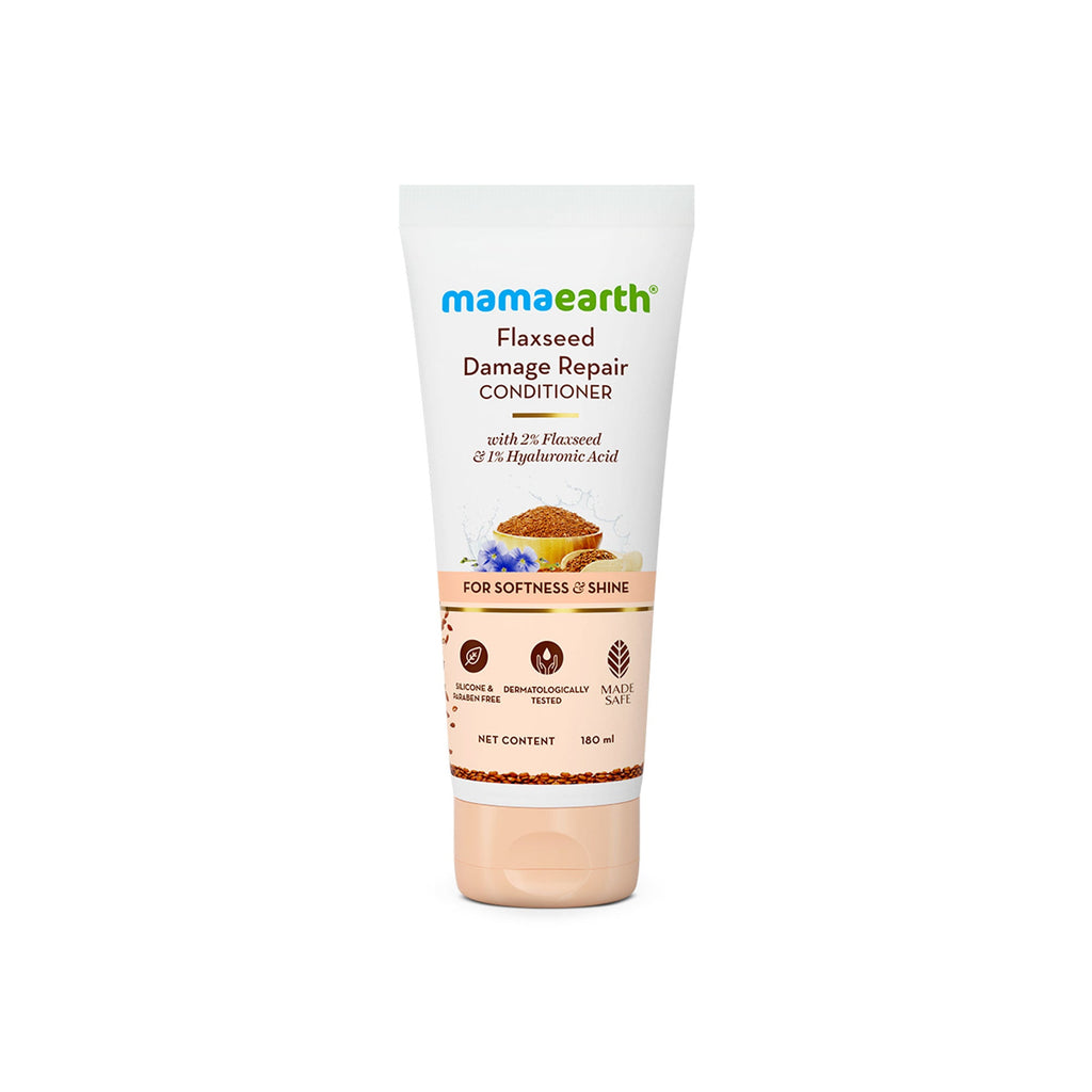 Mamaearth Flaxseed Damage Repair Conditioner | Grocsy