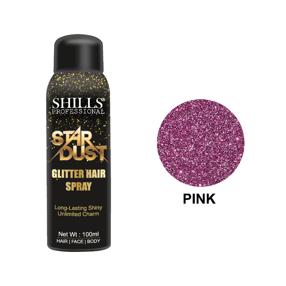 Shills Professional Star Dust Glitter Spray Pink | Grocsy