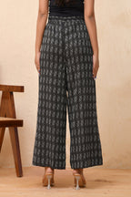Vaasva Women Dobby Flared Pants | Grocsy
