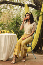 Juniper Womens Ivory Rayon Flex Embroidered Fitted Clothing Set | Grocsy