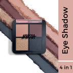Nykaa Cosmetics Eyes On Me! 4 In 1 Quad Eyeshadow Palette | Grocsy
