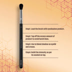 Miss Claire M10 - Eyeshadow Blending Brush - Chrome | Grocsy