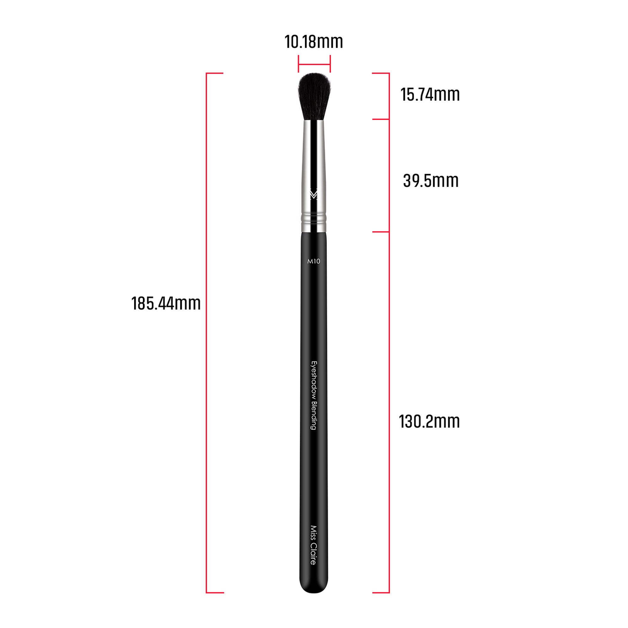 Miss Claire M10 - Eyeshadow Blending Brush - Chrome | Grocsy