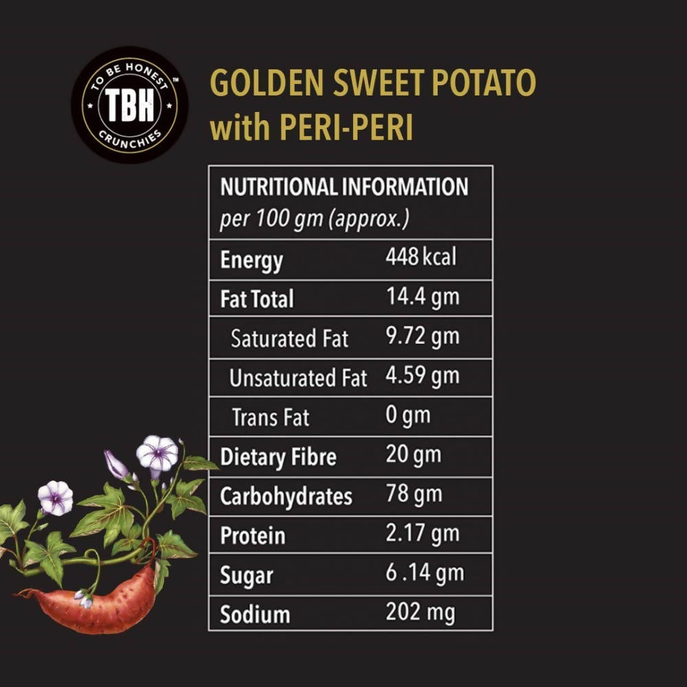 To Be Honest Golden Sweet Potato with Peri-Peri | Grocsy
