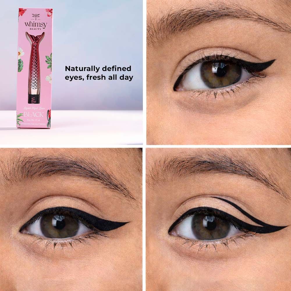 Whimsy Beauty Beauty Mermaid Liquid Kajal Liner - Purple | Grocsy