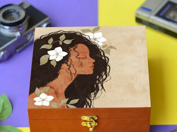 Collectibles India Wood Gift Box | Grocsy