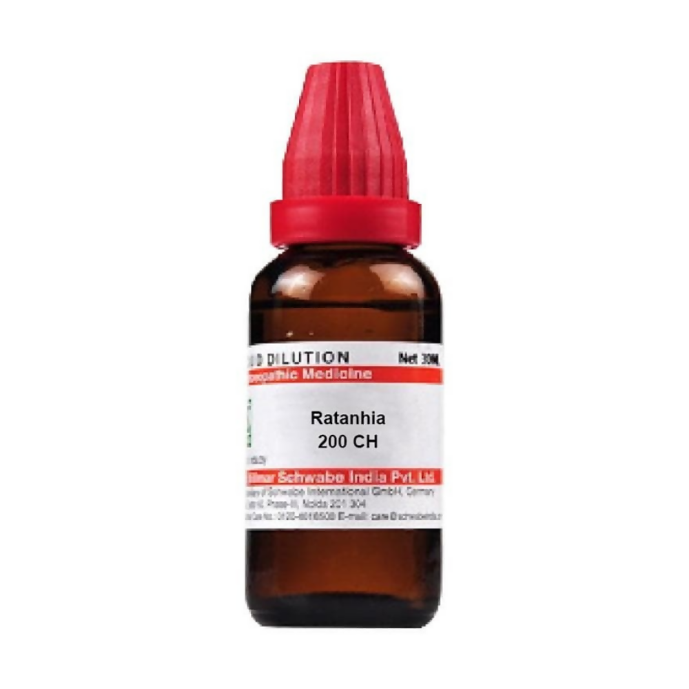 Dr Willmar Schwabe India Ratanhia Dilution | Grocsy