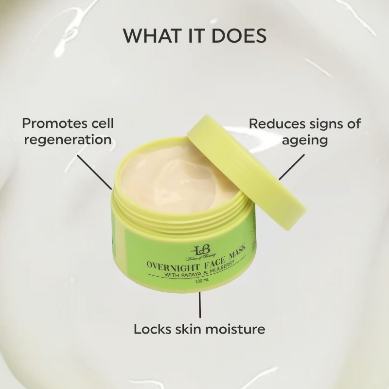House of Beauty Overnight Face Mask | Grocsy