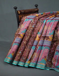 Mauve Onion Colour Rajasthani Design Pure Kota Cotton Saree By Gayathri Reddy Designer Studio | Grocsy