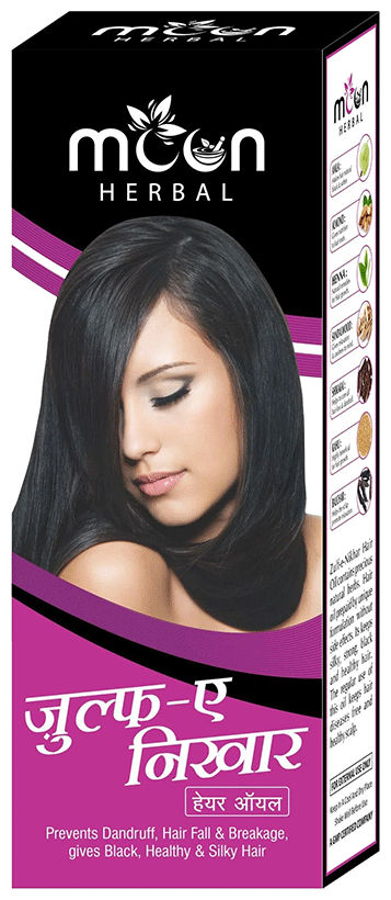 Moon Herbal Zulfe-E Nikhar Oil | Grocsy