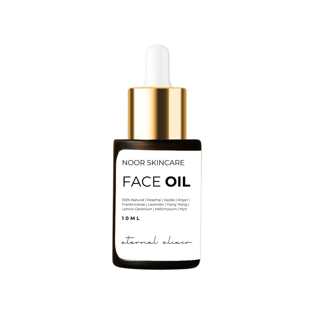 Noor Skincare Face Oil For Glowing Skin With Rosehip, Jojoba, Argan & Vitamin E | Grocsy
