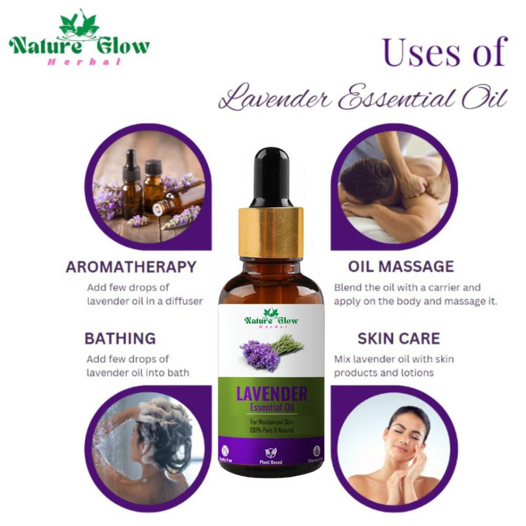 Nature Glow Herbal Lavender Essential Oil | Grocsy