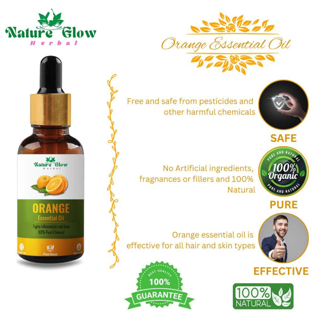 Nature Glow Herbal Orange Essential Oil | Grocsy
